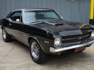 Classic muscle car full restoration with period-correct paint