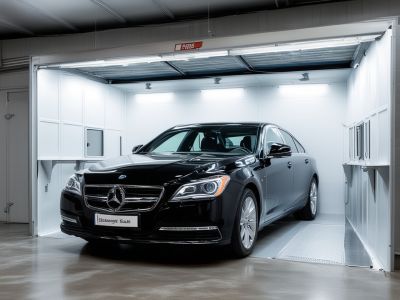 Professional paint application in state-of-the-art paint booth